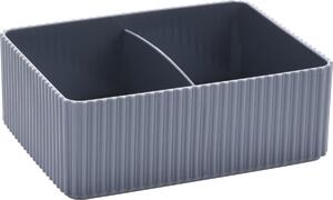 Kosmetický organizér Stripe šedá, 16 x 12 cm