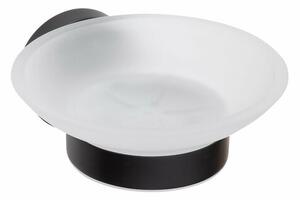 SAPHO XB800 X-round black mýdlenka, mléčné sklo, černá