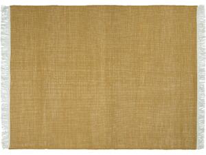 Linie Design Vlněný koberec Birla Yellow, žlutý Rozměr: 140x200 cm