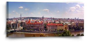 Sablio Obraz Praha - 110x50 cm