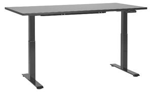 Elektricky výškově nastavitelný pracovní stůl DESTINES Černá 160 cm 72 cm