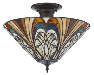 Endon 111905 - Přisazený lustr Tiffany HECTOR 3xE27/10W/230V pr. 40 cm