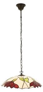 Endon 112246 - Lustr na řetězu Tiffany BOTANICA 1xE27/60W/230V pr. 45 cm
