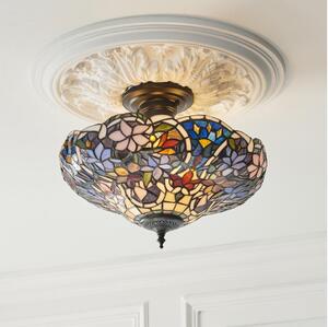 Endon 111915 - Přisazený lustr Tiffany SULLIVAN 3xE27/10W/230V pr. 40 cm