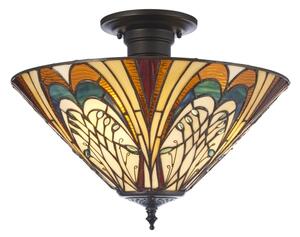 Endon 111905 - Přisazený lustr Tiffany HECTOR 3xE27/10W/230V pr. 40 cm