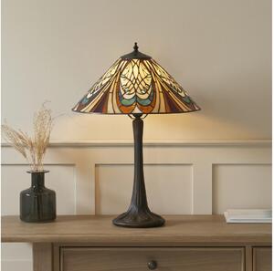 Endon 112185 - Stolní lampa Tiffany HECTOR 1xE27/10W/230V pr. 40 cm