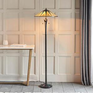 Endon 64041 - Stojací lampa Tiffany DARK STAR 2xE27/60W/230V pr. 49 cm