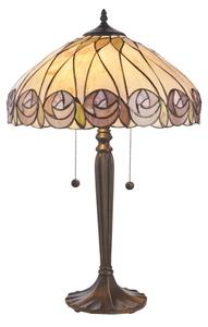 Endon 112184 - Stolní lampa Tiffany HUTCHINSON 2xE27/10W/230V pr. 40 cm