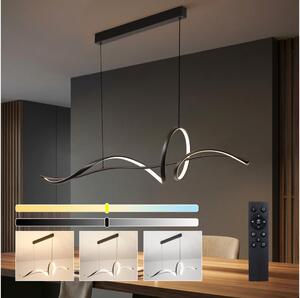 Brilagi - LED Stmív. lustr na lanku SIGNATURE LED/55W/230V 120x23 cm černá + DO