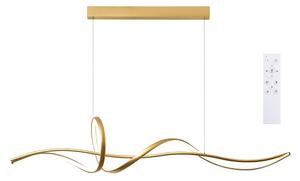Brilagi - LED Stmív. lustr na lanku SIGNATURE LED/55W/230V 120x23 cm zlatá + DO