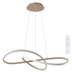 Brilagi - LED Stmívat. lustr na lanku INFINITY LED/80W/230V 80x80 cm béžová + DO