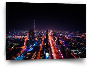 Sablio Obraz Rozsvícené město - 60x40 cm