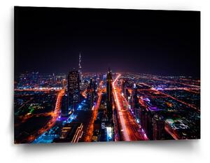 Sablio Obraz Rozsvícené město - 90x60 cm