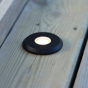 Zahrada 24 Decklight, černá, horní světlo, 3W