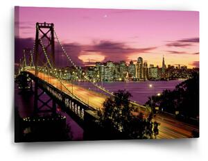 Sablio Obraz Rozsvícený most - 60x40 cm