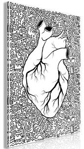 Obraz - Čisté srdce 40x60