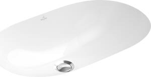 Villeroy & Boch O.novo - Umyvadlo pro vestavbu zespodu 600x350x208 mm, s přepadem, alpská bílá 41626001