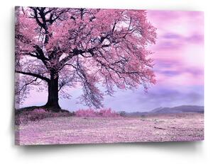 Sablio Obraz Růžový strom - 60x40 cm