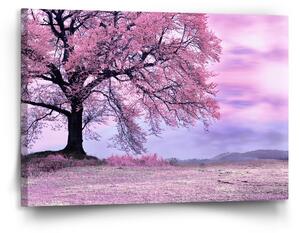 Sablio Obraz Růžový strom - 120x80 cm