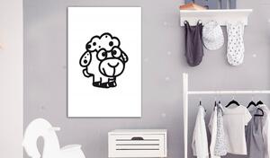 Obraz - Malá ovečka 40x60