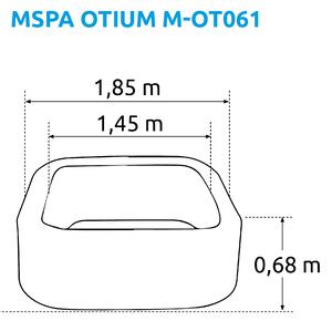 Mspa Otium 185 x 185 x 68 cm M-OT061