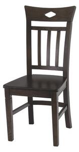 IBA Masivní židle NORMANDIE Varianta: Hnědá