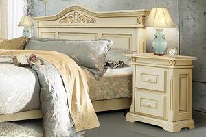 IBA Luxusní noční stolek Mery Odstín dřeva: Krémová