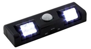 APT XZ1808 Osvětlení s pohybovým senzorem 8 LED, 3x AA - černé