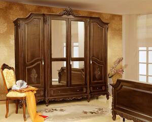 IBA Luxusní šatní skříně Royal (2-, 3-, 4-, 5-dveřová) Typ: Ořech, Počet dveří: 2 dveřová