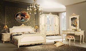 IBA Luxusní noční stolek Royal Odstín dřeva: Bílá s patinou