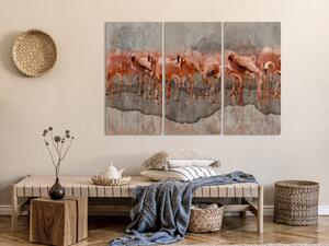 Obraz - Jezero Flamingo 90x60