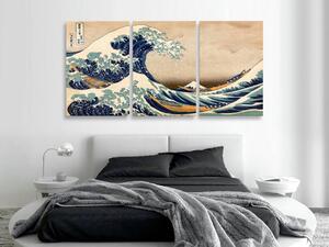 Obraz - Velká vlna u Kanagawy 120x60