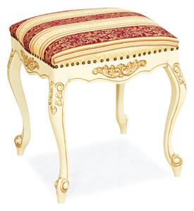 IBA Luxusní taburet Royal Odstín dřeva: Krémová s patinou