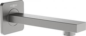 Mexen CUBE, podomítkové vanové rameno 16cm, grafit, 79370-66