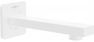 Mexen CUBE, podomítkové vanové rameno 16cm, bílá, 79370-20