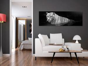 Obraz - Zářivý tygr 150x50
