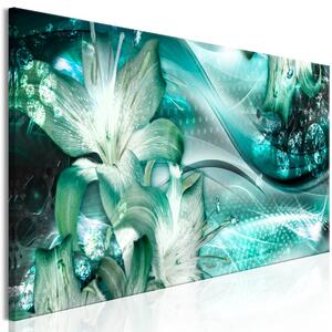 Obraz - Smaragdový sen 150x50