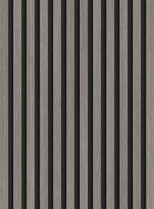 Mexen Lam-B, akustické stěnové lamely 275 × 30 cm, HDF deska 4 mm, technická dýha, dub stříbřitý, S100-275307-3015-007