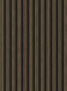 Mexen Lam-B, akustické stěnové lamely 275 × 30 cm, HDF deska 4 mm, technická dýha, eben královský, S100-275307-3015-020