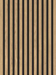 Mexen Lam-B, akustické stěnové lamely 275 × 30 cm, HDF deska 4 mm, technická dýha, borovice klasická, S100-275307-3015-012