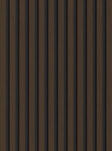 Mexen Lam-B, akustické stěnové lamely 275 × 30 cm, HDF deska 4 mm, technická dýha, ořech palisandrový, S100-275307-3015-021