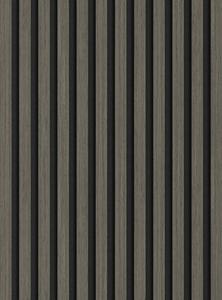 Mexen Lam-F, akustické stěnové lamely 275 × 30 cm, plstěný podklad 8 mm, technická dýha, dub onyxový, S105-275307-3015-010