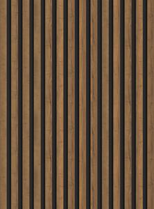 Mexen Lam-B, stěnové lamely 275 × 31,5 cm, HDF deska 4 mm, dub moka, S100-275317-2812-074