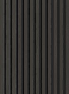 Mexen Lam-F, akustické stěnové lamely 275 × 30 cm, plstěný podklad 8 mm, technická dýha, ořech stříbřitý, S105-275307-3015-009