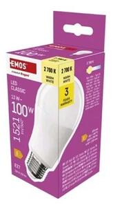 LED ŽÁROVKA CLASSIC A60/E27/13W (100W)/1521LM/TEPL