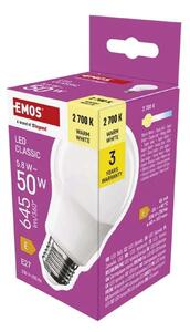 LED ŽÁROVKA CLASSIC A60/E27/5,8W(50W)/645LM/TEPLÁ