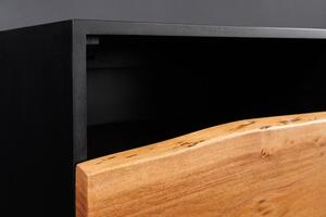 Závěsný televizní stolek ORGANIC ARTWORK 140 CM masiv akácie Nábytek | Obývací pokoj | Televizní stolky