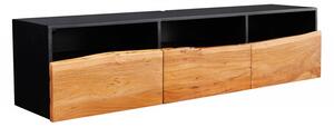 Závěsný televizní stolek ORGANIC ARTWORK 140 CM masiv akácie Nábytek | Obývací pokoj | Televizní stolky