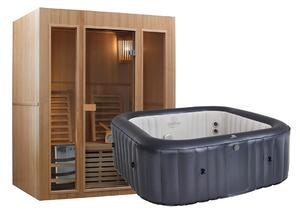 Marimex | Finská sauna Marimex Sisu L + Vířivý bazén MSPA Otium M-OT061 | 19900139
