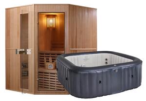 Marimex | Finská sauna Marimex SISU XL + Vířivý bazén MSPA Otium M-OT061 | 19900140